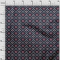 thumbnail image 2 of oneOone Georgette Viscose Fabric Geometric Ikat Fabric Prints By Yard 42 Inch Wide, 2 of 4