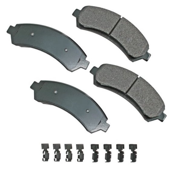 Akebono PRO-ACT Ultra-Premium Brake Pad Set, Ceramic Fits select: 1997-2004 CHEVROLET S TRUCK, 1997-2005 CHEVROLET BLAZER