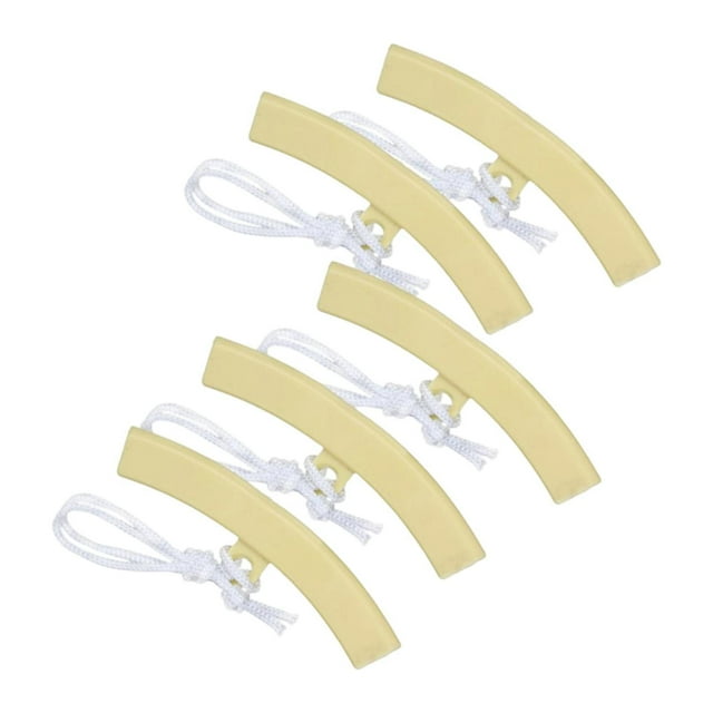 jinwen 5 Pieces Wheel Rim Protector High Performance Wheel Changing Rim Edge Savers Beige Yellow