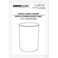 thumbnail image 3 of Home Square 2-Piece 16 " Cylinder Accent Table Set in Ombre Black- Gold, 3 of 8