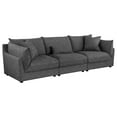 thumbnail image 2 of Sasha 3-Piece Upholstered Sofa Barely Black, 2 of 5