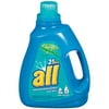 all 2X Ultra Fresh Rain 64 Loads Liquid Laundry Detergent, 100 Fl. Oz.