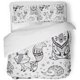 thumbnail image 1 of Juego de Ropa de Cama ABPHQTO 3 Piezas Patrón Bosque Blanco y Negro Funda Nórdica Doble, 1 of 1
