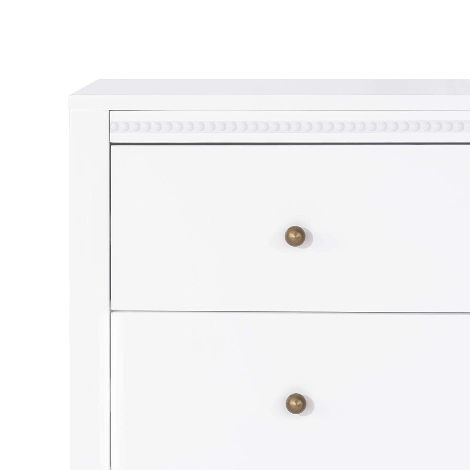 Stella 3-Drawer Dresser, Matte White