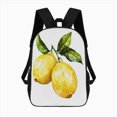 thumbnail image 2 of Two Lemons With Leaves Large Capacity Backpacks For Teenagers Travel Bags Casual 17In Backpack, 2 of 7