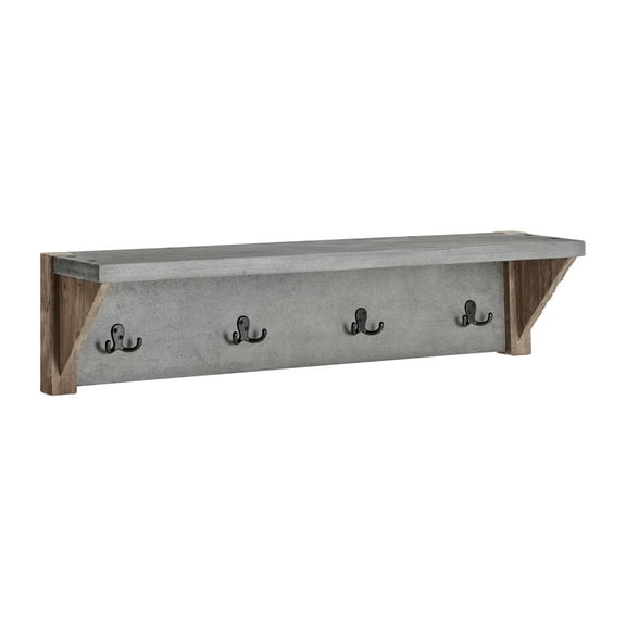 Alaterre Newport 40" Coat Hook with Shelf
