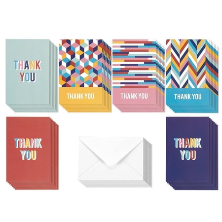 thank you cards bulk with envelopes