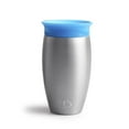 thumbnail image 3 of Munchkin® Miracle® 360° Stainless Steel Toddler Sippy Cup, 10 oz, Blue, Unisex, 3 of 10