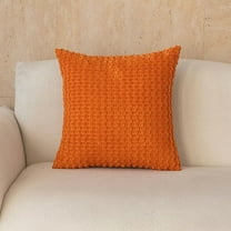 suxuMhao Decorative Throw Pillow - 18×18 IN Orange, Decorative Sofa Pillows Couch Throw Pillows for Living Room, Bed Pillows Decorative Soft Polyester PP Cotton Filled Accent Pillow (1 Piece)