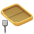 thumbnail image 2 of DOLITY Dog Toilet Keep Paws and Floors Clean Removable Mesh Grids Indoor Potty Tray Yellow, 2 of 9