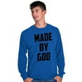 thumbnail image 5 of Made Religious Christ Faith Christian Long Sleeve TShirt Men Women Brisco Brands X, 5 of 6