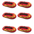 thumbnail image 1 of Intex Explorer 200 Inflatable 2 Person Boat Raft Set w/  2 Oars & Pump (6 Pack), 1 of 7