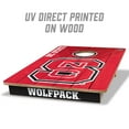 thumbnail image 4 of YouTheFan NCAA NC State Wolfpack 2' x 3' Cornhole Game, 4 of 6