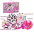thumbnail image 2 of Girl Makeup Set No Toxic Children Play House Cosmetic Kit Lollipop Pretend, 2 of 4