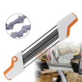 thumbnail image 2 of TFixol Chainsaw Chain Sharpener 2 in 1 Easy File Sharpening Grinder Tools for STIHL, File and Depth Gauge File in One Ergonomic Tool (White & Orange), 2 of 3