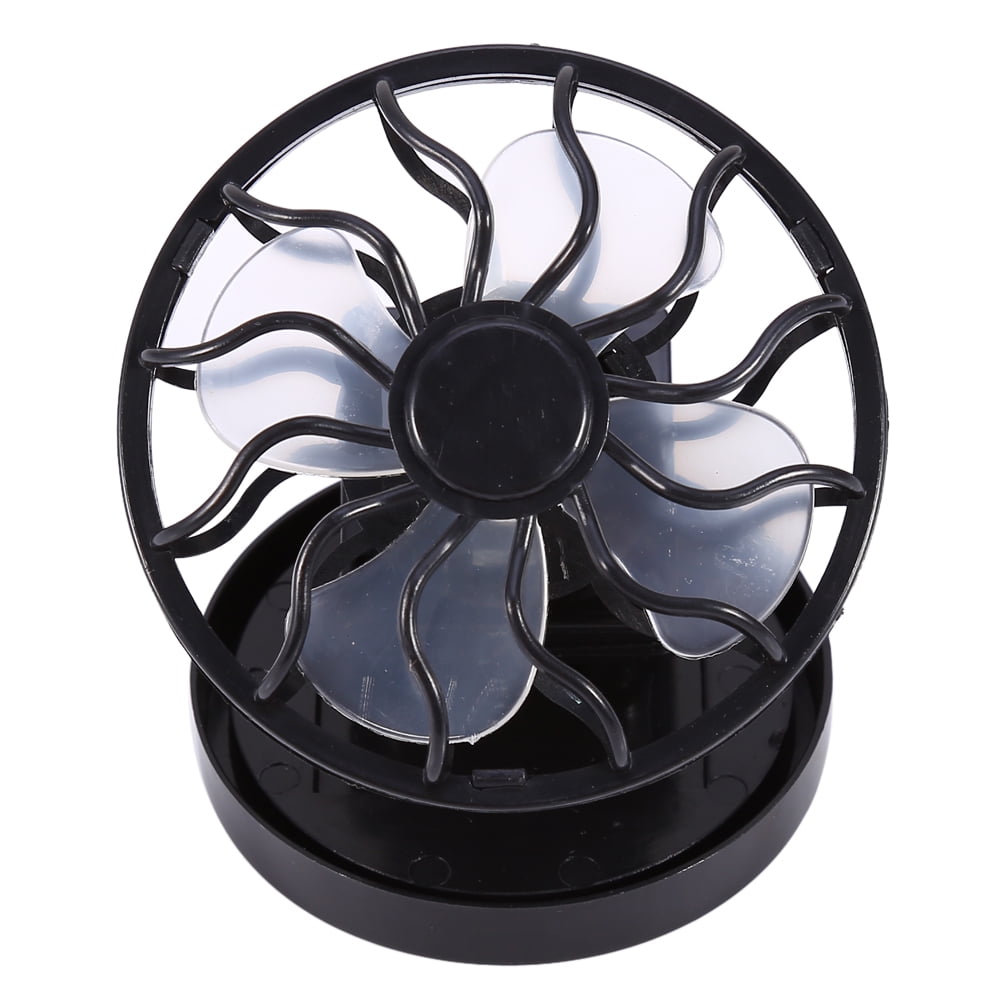EBTOOLS Solar Fan, Electric Mini Clip-on Solar Fan Air Conditioner Cooling Cell Fan for Travel Camping Hiking