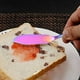 thumbnail image 1 of Espátula de cuchillo crema de acero inoxidable bañada en titanio para repostería, untar, queso y uso en cocina, 1 of 5