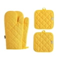 thumbnail image 1 of Juego de guantes de cocina y soportes para ollas M MIAOYAN, altamente resistentes al calor, 1 of 5