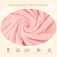 thumbnail image 2 of UNIMADE Toallas con Capucha para Bebé 4 Paquetes de Felpa Coral Suave 76x76 cm, 2 of 7