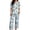 d-956Blue440, variant on MEZZALL Women Halloween Cartoon Print Pajama Set Lapel Collar Button Closure Short Sleeve Top With Long Pants Loungewear Sleep Set For Holiday Versatile 2 Piece Pjs