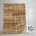thumbnail image 4 of Brown Wooden Shower Curtain Set, Waterproof Shower Curtains for Bathroom, Vintage Western Country Wooden Plank Washable Fabric Cloth Bath Curtain for Bathtub Decoration with Hooks 72x78 Inches, 4 of 9