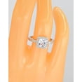 thumbnail image 5 of Bow Jewel 1.57 Ct Princess Cut Lab Created Diamond Anniversary Ring - Engagement Wedding Ring - Wedding Breathtaking Halo Ring for Women's - Forever Wedding Ring for Her - Handmade Jewelry, 5 of 8