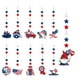 thumbnail image 2 of Pancartas de papel de doble cara del Día de la Independencia | Decoraciones patrióticas rojas, blancas, azules | Guirnalda colgante duradera y resistente a la intemperie | Diseño llamativo | Fácil, 2 of 6