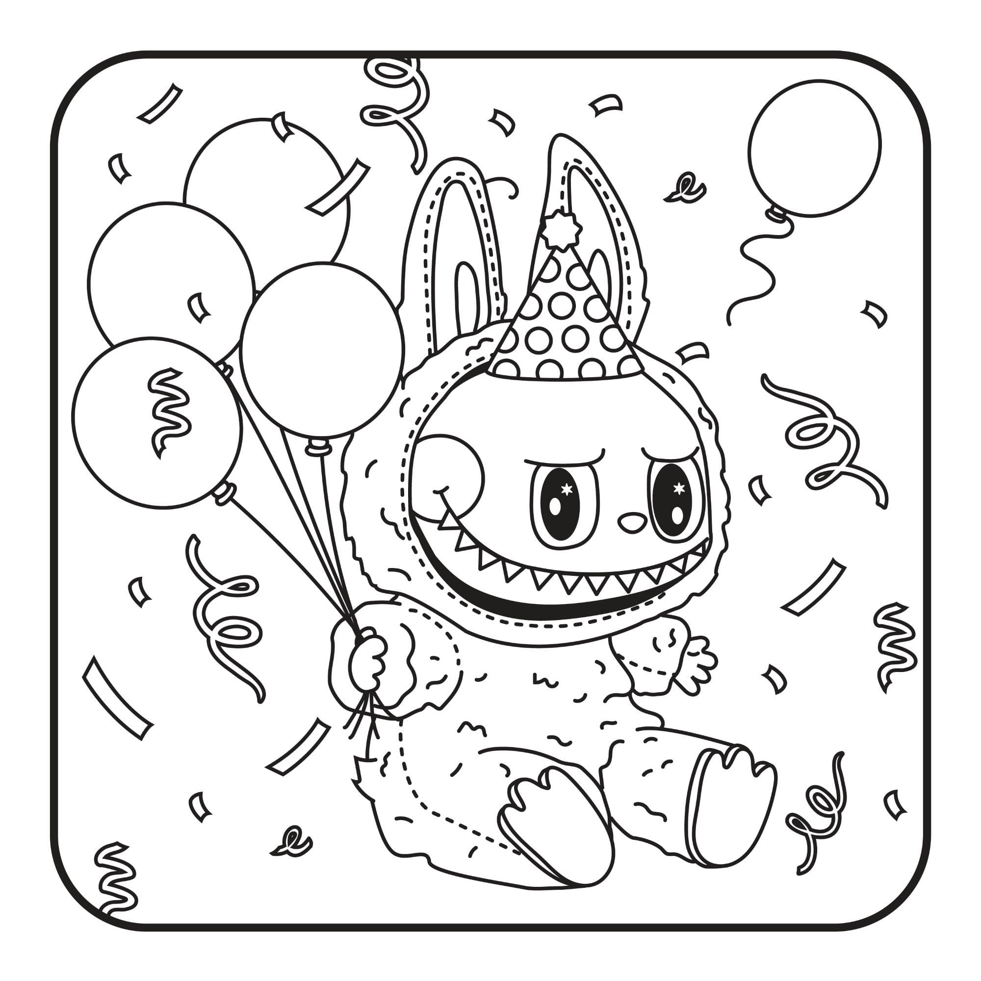 The Lafufu Coloring Book: Expanded Edition, 112 pages (Paperback)