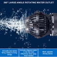 thumbnail image 5 of Dosaele Wave Maker Pump Aquarium Circulation Pump Submersible Powerhead Pump with Magnet Suction Base for Marine and Freshwater Aquariums Fish Tank, SOW4, 5 of 7