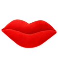 thumbnail image 5 of Tuvgenk Soft Plush Red Lips Shaped Throw Pillow, Valentine‘s Home & Office Decor, Cute Decorative Accent Pillow & Gift, 18in, 5 of 5