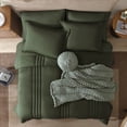 thumbnail image 7 of Amberspace 7-piece Bed in a Bag Comforter Set with Sheets,Olive Green,King, 7 of 7