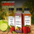 thumbnail image 5 of Juice Bottles with Caps for Juicing & Smoothies, Reusable Clear Empty Plastic Bottles with Caps, 16 Ounce Drink Containers for Mini Fridge, Juicer Shots, Small Water Bottles Bulk 16 oz (12 Pack), 5 of 7