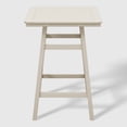thumbnail image 2 of WestinTrends Outdoor 42" Height HDPE Patio Square Bar Table, White, 2 of 7