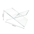 thumbnail image 3 of Acrylic Desktop Bookshelf – Transparent Reading Stand for Books, Tablets & Documents, Sleek Modern Design for Home Office, 3 of 5