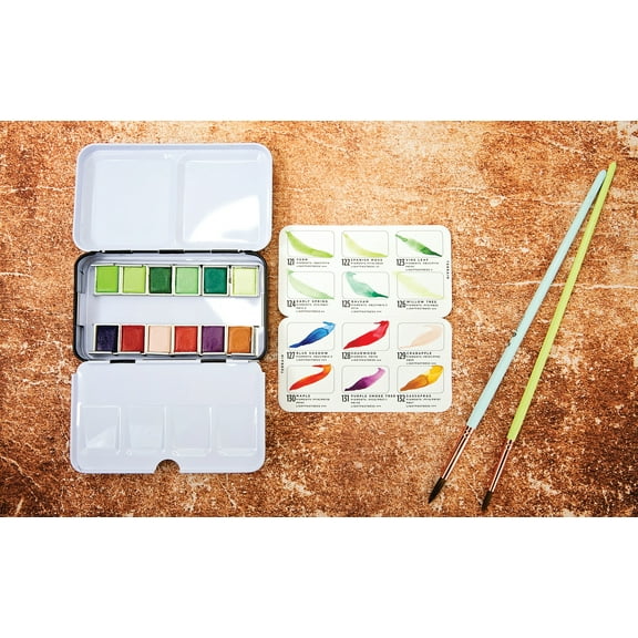 Prima Watercolor Confections Watercolor Pans 12/Pkg-Terrain