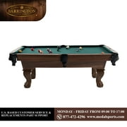 Barrington Billiards Winstead 87” Pool Table with Accessories Included, Green