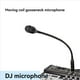 thumbnail image 2 of 2X Micrófono Dinámico Profesional de DJ con Interruptor para Mezclador de Disco Dedicado Micrófono KTV Bar Cuello de Cisne DJ Mic, 2 of 7