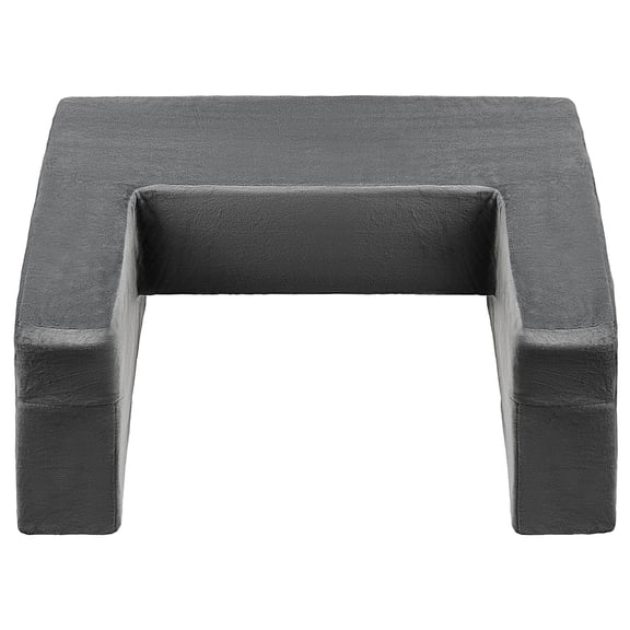 Reading Pillow with Lap Desk & 2 Pockets - Memory Foam Bed Rest Pillow for Adults, Washable Cover with Cup Holder - Perfect for Reading, Gaming, Working in Bed - Grey (Large 24")