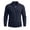 Dark Blue, variant on Men's Muscle Golf Shirts Short Sleeve Casual Wrok T- Shirts Slim Fit Stretch Ribbed Knit Tops