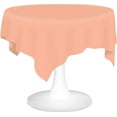 thumbnail image 1 of 100% Cotton Table Cloth Beautiful & Decorative Great for Buffet Table, | Round Tablecloth ( 90-Inch Round, Peach)., 1 of 1