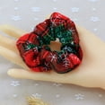thumbnail image 4 of Qarigey Copo de nieve de Navidad Impreso Lazo para el cabello Banda elástica para el cabello Titular de cola de caballo para mujeres niñas Tipo 1 Accesorio para el cabello Navidad 5, 4 of 8
