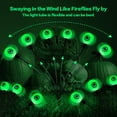 thumbnail image 2 of 2 Pack Solar Scary Eyeball Lights 16LED Halloween Garden Lights Green Spooky Lights Waterproof Halloween Stake Lights Halloween Outdoor Decorations for Pathway, 2 of 7