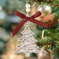 thumbnail image 5 of Fiudx Colgante de Pata de Árbol Genealógico Navideño, Decoración de Madera de Doble Capa, Decoración Festiva para El Hogar, Fácil de Colgar, Adorno Navideño, 9 X 7 Cm, 5 of 5