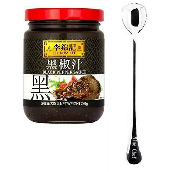 NineChef Bundle - Lee Kum Kee Sauce (Pepper Sauce (???) 1 Bottle)   1 NineChef Brand ChopStick