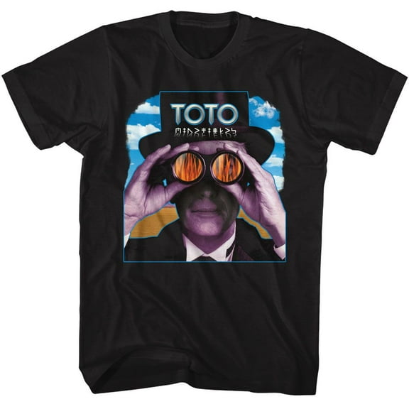 Toto Mindfields Black Adult T-Shirt