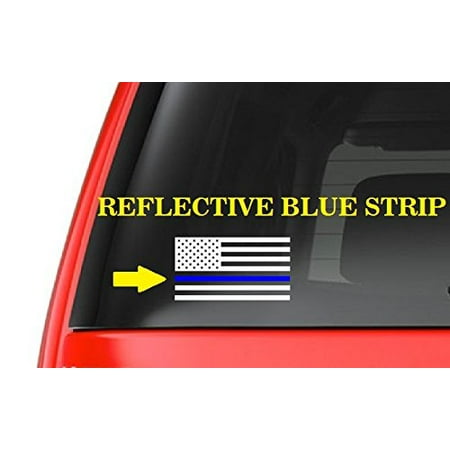 American Flag (M9) Thin Blue Line Cop Police Vinyl Decal Sticker Car (Best Cop Cars In The Us)