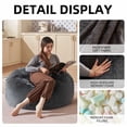 thumbnail image 5 of Bean Bag Chair 3FT,  Large Memory Foam Filled Chair for Adults and Teens, Soft Sofa with Removable Flannel Cover, Round Couch for Living Room Bedroom College Dorm, 5 of 7