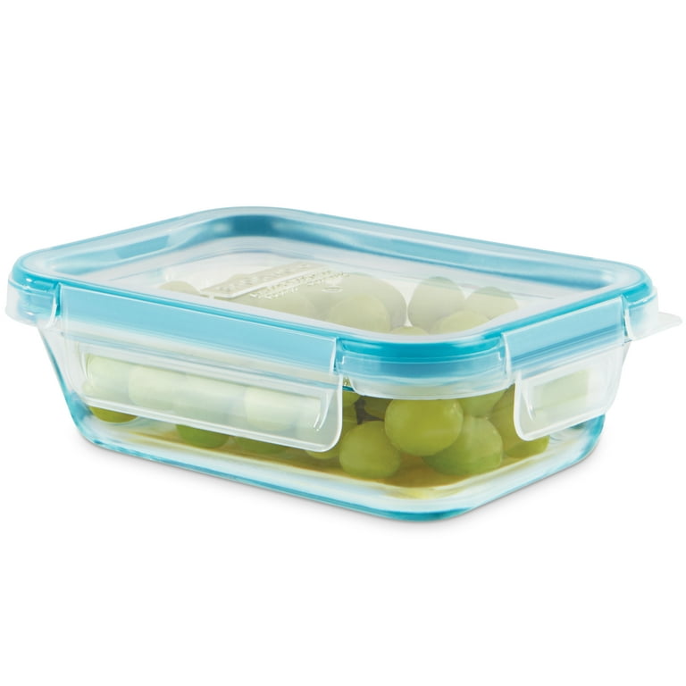 Snapware Plastic Food Storage - 2 pack - Clear/Pink, 1.3 c - Kroger