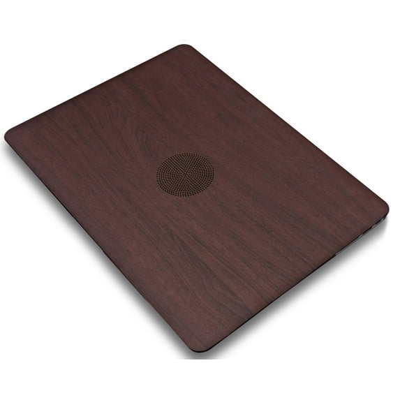 KSK KAISHEK Only Compatible MacBook Pro 15" Case 2015 - 2012 Release Model A1398, Plastic Hard Case Cover + Black Keyboard Cover, Wood grain 8