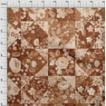 thumbnail image 4 of oneOone Cotton Poplin Rust Brown Fabric Florals Sewing Fabric By The Yard Printed Diy Clothing Sewing Supplies 56 Inch Wide, 4 of 6